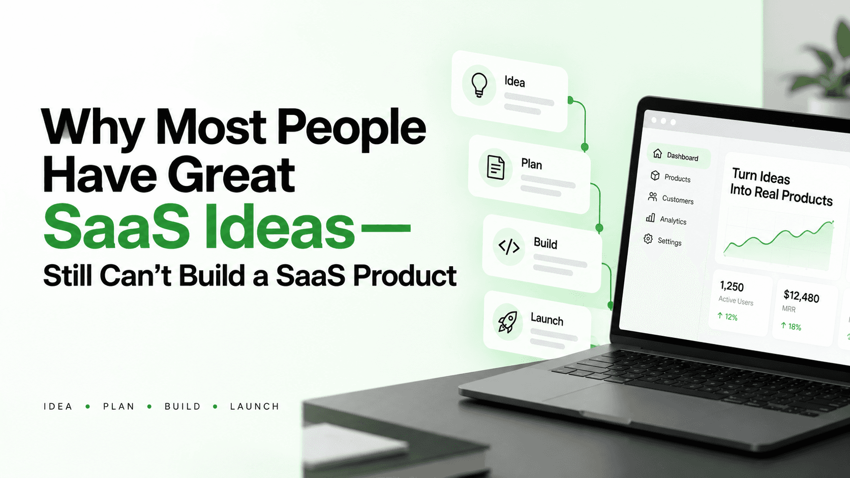 Why Most People Have Great SaaS Ideas—Still Can’t Build a SaaS Product