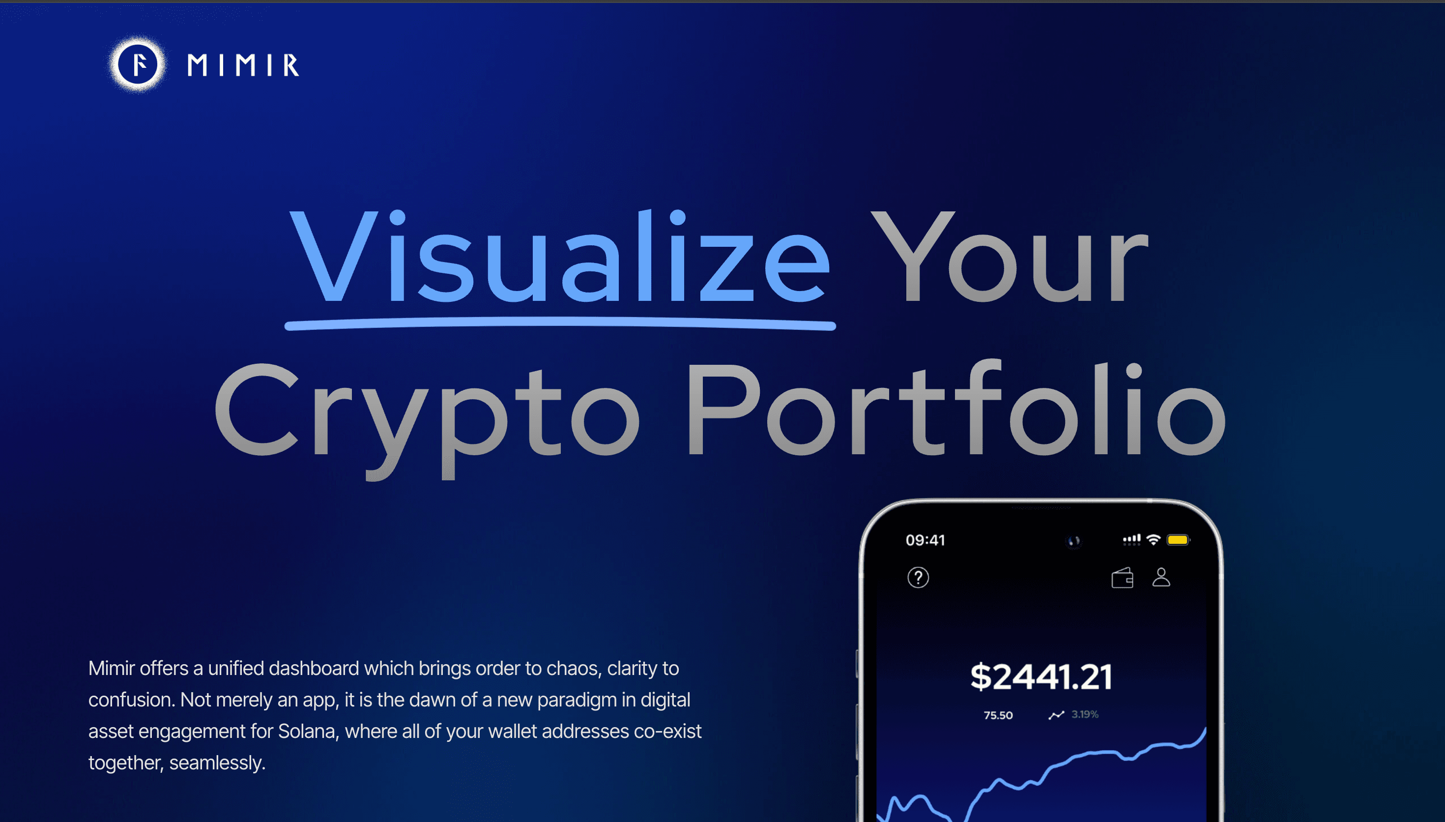 MIMIR:Visualize Your Crypto Portfolio